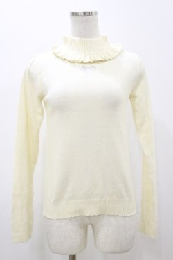 画像1: Ank Rouge / ハイネックニット M オフ H-25-11-05-042-CA-TO-NS-ZH