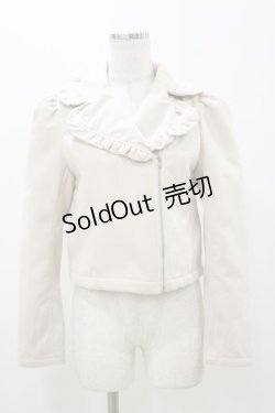 画像1: Ank Rouge / ライダースジャケット M ピンク H-25-11-05-044-CA-JA-NS-ZH