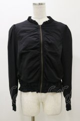 Ank Rouge / ギャザーブルゾン M ブラック H-25-11-05-045-CA-JA-NS-ZH