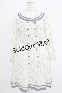 Fi.n.t / 雪の結晶フロッキーワンピース Free IVORY H-25-11-06-030-CA-OP-NS-ZH