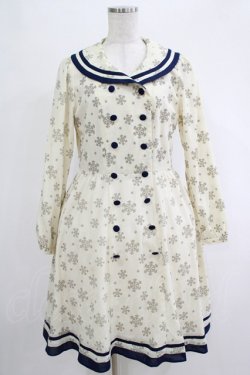 画像1: Fi.n.t / 雪の結晶フロッキーワンピース Free IVORY H-25-11-06-030-CA-OP-NS-ZH