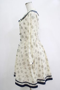 画像2: Fi.n.t / 雪の結晶フロッキーワンピース Free IVORY H-25-11-06-030-CA-OP-NS-ZH