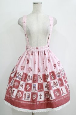 画像1: BABY,THE STARS SHINE BRIGHT / チェスアリス〜あの日の私の宝物〜柄スカート Free ピンク H-25-11-06-003-BA-SK-NS-ZH