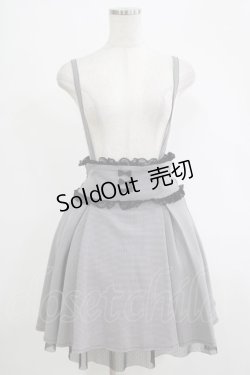 画像1: MA*RS / バックリボンフレアジャンスカ Free ブラック H-25-11-06-034-EL-SK-NS-ZH