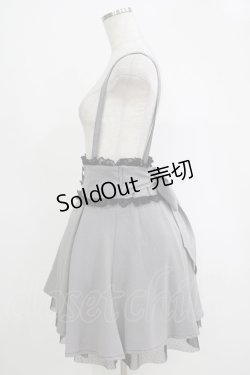 画像2: MA*RS / バックリボンフレアジャンスカ Free ブラック H-25-11-06-034-EL-SK-NS-ZH