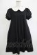 画像1: Ank Rouge / 袖リボンカットワンピース M ブラック H-25-11-06-035-CA-OP-NS-ZH (1)