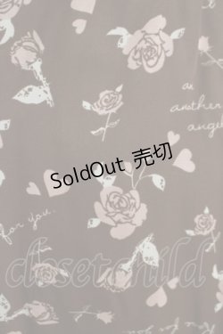 画像4: an another angelus / ローズプリントシフォンワンピース Free ブラウン H-25-11-06-036-CA-OP-NS-ZH