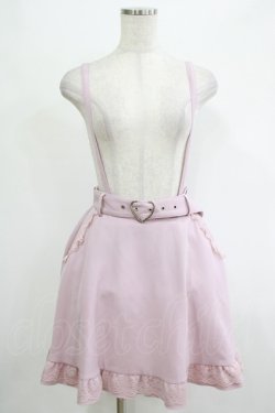 画像1: MA*RS / ハートバックルフレアスカート Free ピンク H-25-11-06-039-EL-SK-NS-ZH