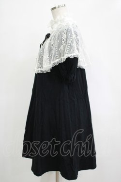 画像2: Ank Rouge / ケープ付きカットワンピース M ブラック H-25-11-06-041-CA-OP-NS-ZH