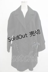 Ank Rouge / ハートポケットコート M ブラック H-25-11-06-044-CA-CO-NS-ZH