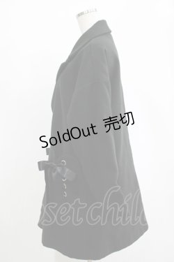 画像2: Ank Rouge / ハートポケットコート M ブラック H-25-11-06-044-CA-CO-NS-ZH