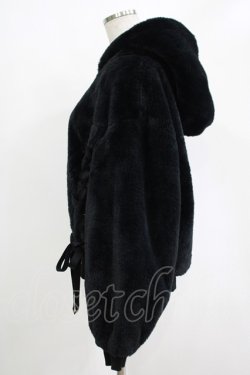 画像2: Rojita / レースアップファーブルゾン Free ブラック H-25-11-06-046-LO-JA-NS-ZH