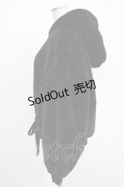 画像2: Rojita / レースアップファーブルゾン Free ブラック H-25-11-06-046-LO-JA-NS-ZH