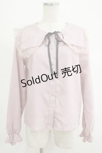 MA*RS / 編み上げセーラーブラウス Free ピンク H-25-11-06-050-EL-BL-NS-ZH