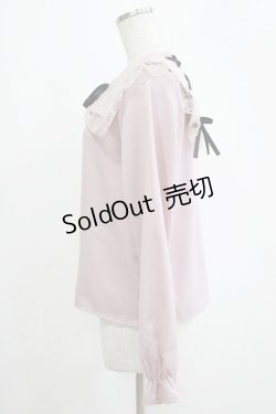 画像2: MA*RS / 編み上げセーラーブラウス Free ピンク H-25-11-06-050-EL-BL-NS-ZH