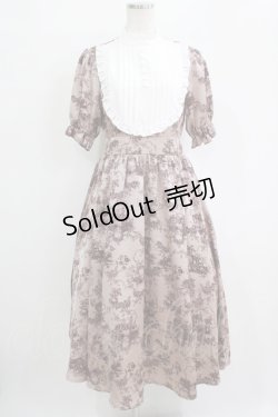 画像1: m petit by misako / トワルドジュイワンピース S ピンク H-25-11-06-005-LO-OP-NS-ZH