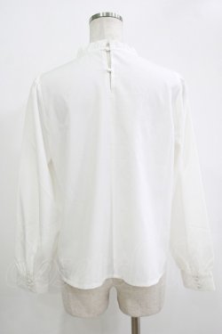 画像3: F i.n.t / ピンタックヨーク配色ラインブラウス Free ホワイト H-25-11-06-054-CA-BL-NS-ZH