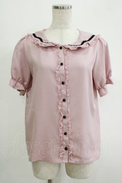 画像1: MA*RS / セーラーブラウス Free ピンク H-25-11-06-055-EL-BL-NS-ZH