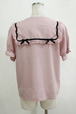 画像3: MA*RS / セーラーブラウス Free ピンク H-25-11-06-055-EL-BL-NS-ZH