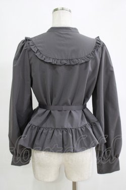 画像3: FLC / MINA*ペプラムブラウス L グレー H-25-11-06-056-LO-BL-NS-ZH