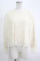 an another angelus / チュールレースブラウス Free IVORY H-25-11-06-057-CA-TO-NS-ZH