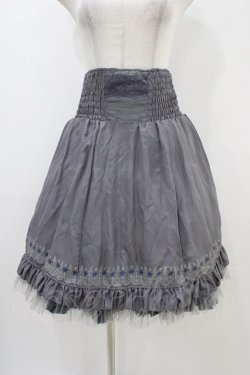 画像3: Ozz Croce / リバーシブルスカート  ローズプリントグレー×ネイビー H-25-11-06-1036-OO-SK-KB-ZH