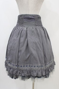 画像4: Ozz Croce / リバーシブルスカート  ローズプリントグレー×ネイビー H-25-11-06-1036-OO-SK-KB-ZH