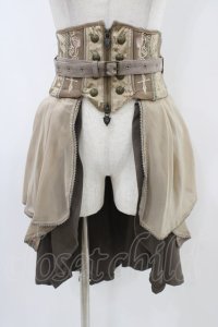 Ozz oneste / 2Wayオーバーコルセット  茶 H-25-11-06-1005-OO-ZA-KB-ZH