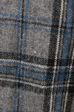 画像3: Ozz Croce / プリーツフリルチェックスカート  グレー H-25-11-06-1037-OO-SK-KB-ZH