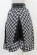 画像2: LISTEN FLAVOR / コルセット風切り替えレースアップスカート  ブラックチェック H-25-11-06-1038-PU-SK-KB-ZH (2)