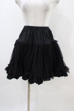 画像1: PEACE NOW / チュールスカート  黒 H-25-11-06-1039-PU-SK-KB-ZH