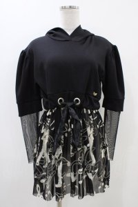 MILK / THE KLIMフーディーミニ  ブラック H-25-11-06-1045-ML-OP-KB-ZH