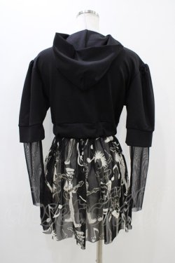 画像2: MILK / THE KLIMフーディーミニ  ブラック H-25-11-06-1045-ML-OP-KB-ZH