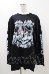 QOOZA / マイメロディ＆クロミコラボ L/S TEE  ブラック H-25-11-06-1047-0-TO-KB-ZH