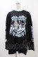 画像1: QOOZA / マイメロディ＆クロミコラボ L/S TEE  ブラック H-25-11-06-1047-0-TO-KB-ZH (1)