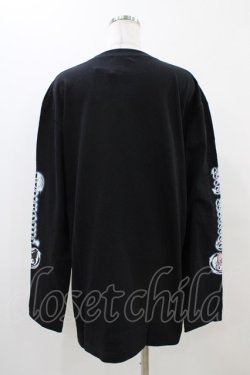 画像2: QOOZA / マイメロディ＆クロミコラボ L/S TEE  ブラック H-25-11-06-1047-0-TO-KB-ZH