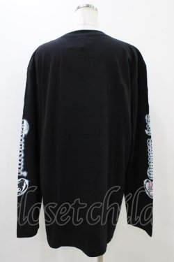 画像2: QOOZA / マイメロディ＆クロミコラボ L/S TEE  ブラック H-25-11-06-1048-0-TO-KB-ZH