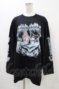 QOOZA / マイメロディ＆クロミコラボ L/S TEE  ブラック H-25-11-06-1049-0-TO-KB-ZH