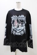 QOOZA / マイメロディ＆クロミコラボ L/S TEE  ブラック H-25-11-06-1050-0-TO-KB-ZH