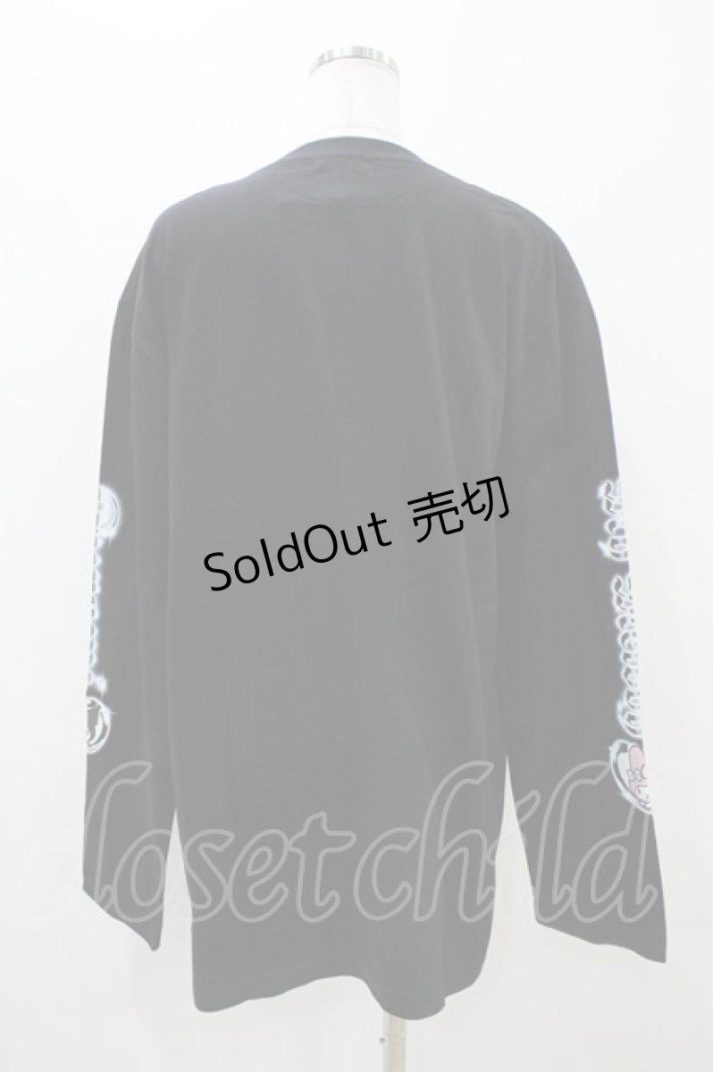 画像2: QOOZA / マイメロディ＆クロミコラボ L/S TEE  ブラック H-25-11-06-1050-0-TO-KB-ZH (2)