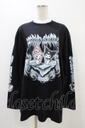 QOOZA / マイメロディ＆クロミコラボ L/S TEE  ブラック H-25-11-06-1053-0-TO-KB-ZH