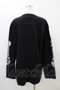 画像2: QOOZA / マイメロディ＆クロミコラボ L/S TEE  ブラック H-25-11-06-1053-0-TO-KB-ZH