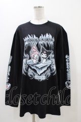 QOOZA / マイメロディ＆クロミコラボ L/S TEE  ブラック H-25-11-06-1054-0-TO-KB-ZH