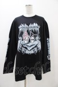 QOOZA / マイメロディ＆クロミコラボ L/S TEE  ブラック H-25-11-06-1055-0-TO-KB-ZH