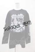 QOOZA / マイメロディ＆クロミコラボ L/S TEE  ブラック H-25-11-06-1055-0-TO-KB-ZH