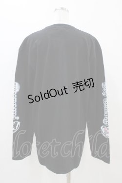 画像2: QOOZA / マイメロディ＆クロミコラボ L/S TEE  ブラック H-25-11-06-1055-0-TO-KB-ZH