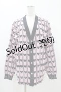 MILKBOY / REGIMENTAL HEART CARDIGAN   H-25-11-06-1057-MB-TO-KB-ZH