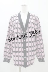 MILKBOY / REGIMENTAL HEART CARDIGAN   H-25-11-06-1057-MB-TO-KB-ZH