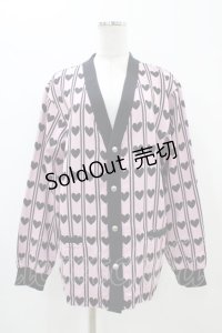 MILKBOY / REGIMENTAL HEART CARDIGAN   H-25-11-06-1057-MB-TO-KB-ZH