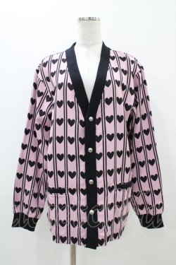 画像1: MILKBOY / REGIMENTAL HEART CARDIGAN   H-25-11-06-1057-MB-TO-KB-ZH